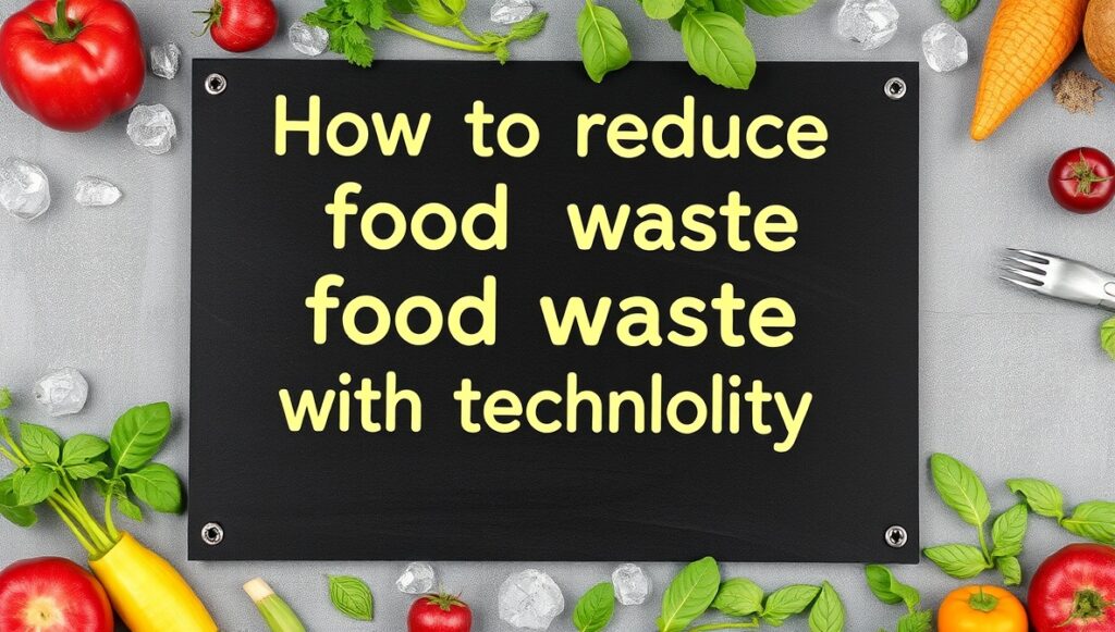 how to reduce food waste with technology